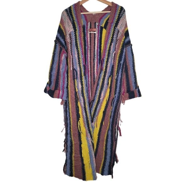 Anthropologie Pilcro Dreamer Striped Duster Sweater Size XS/S - Picture 7 of 11